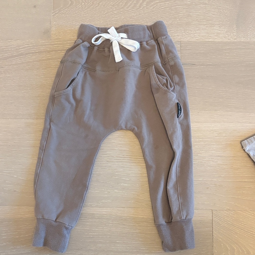 Little Bipsy Taupe Kids Joggers